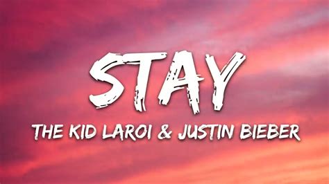 lyrics stay justin bieber